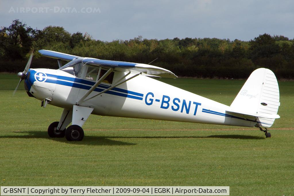 G-BSNT, 1941 Luscombe 8A Silvaire C/N 1679, Visitor to the 2009 Sywell Revival Rally