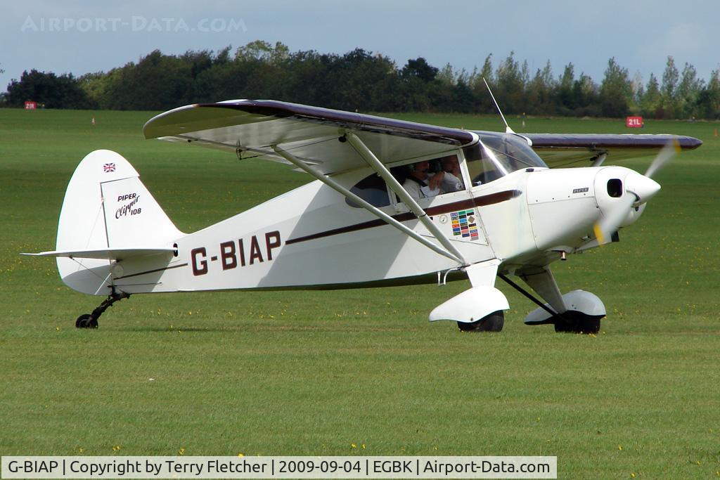G-BIAP, 1950 Piper PA-16 Clipper Clipper C/N 16-732, Visitor to the 2009 Sywell Revival Rally