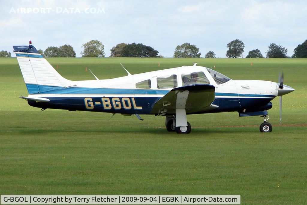G-BGOL, 1978 Piper PA-28R-201T Cherokee Arrow III C/N 28R-7803335, Visitor to the 2009 Sywell Revival Rally
