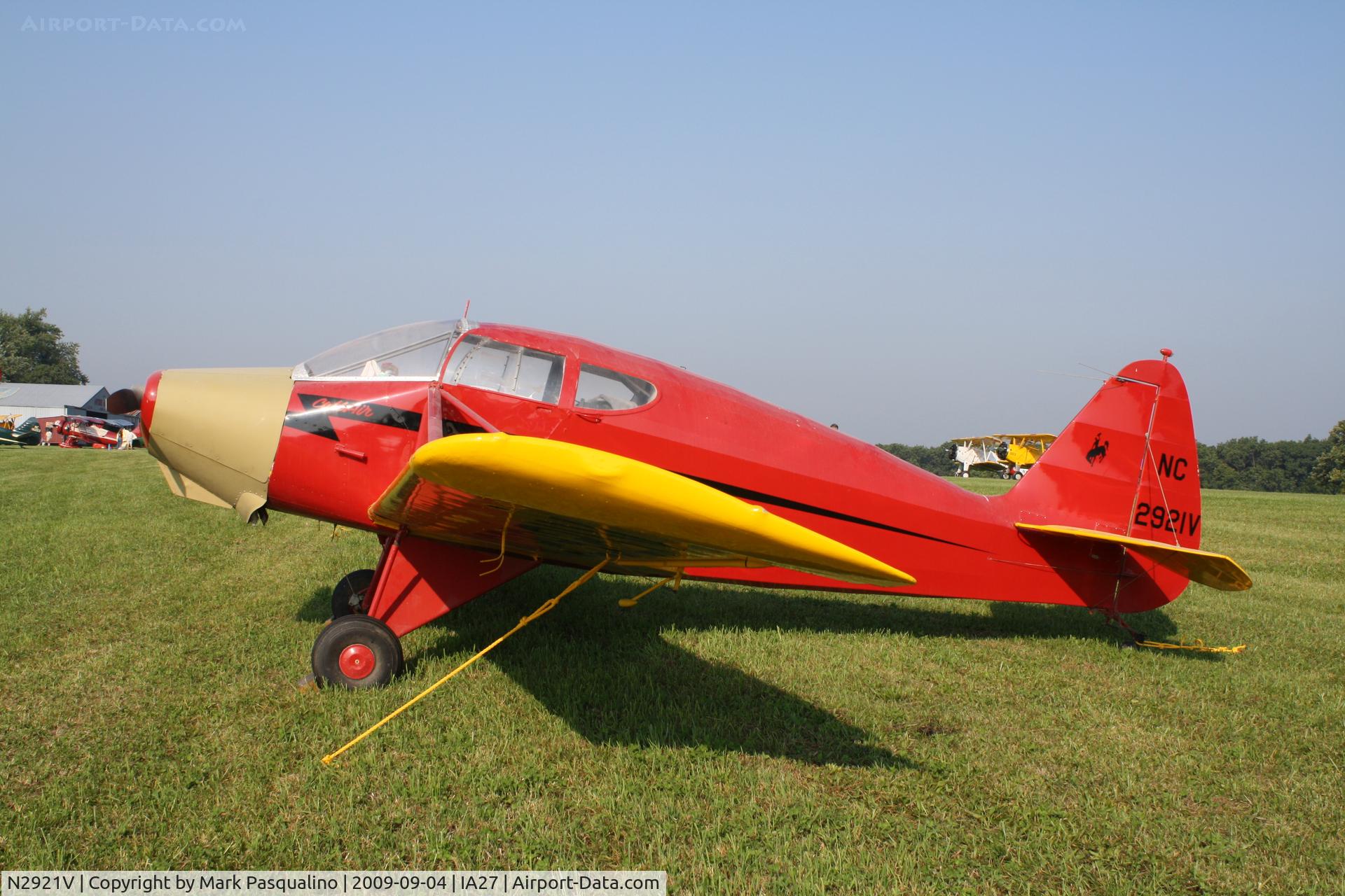 N2921V, 1956 Callair A-2 C/N 136, Callair A-2
