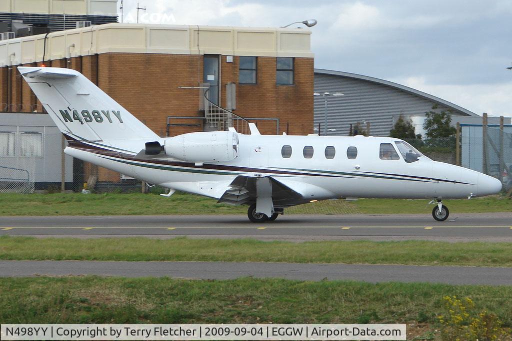 N498YY, 2002 Cessna 525 CitationJet CJ1 C/N 525-0498, Based Cessna 525 at Luton