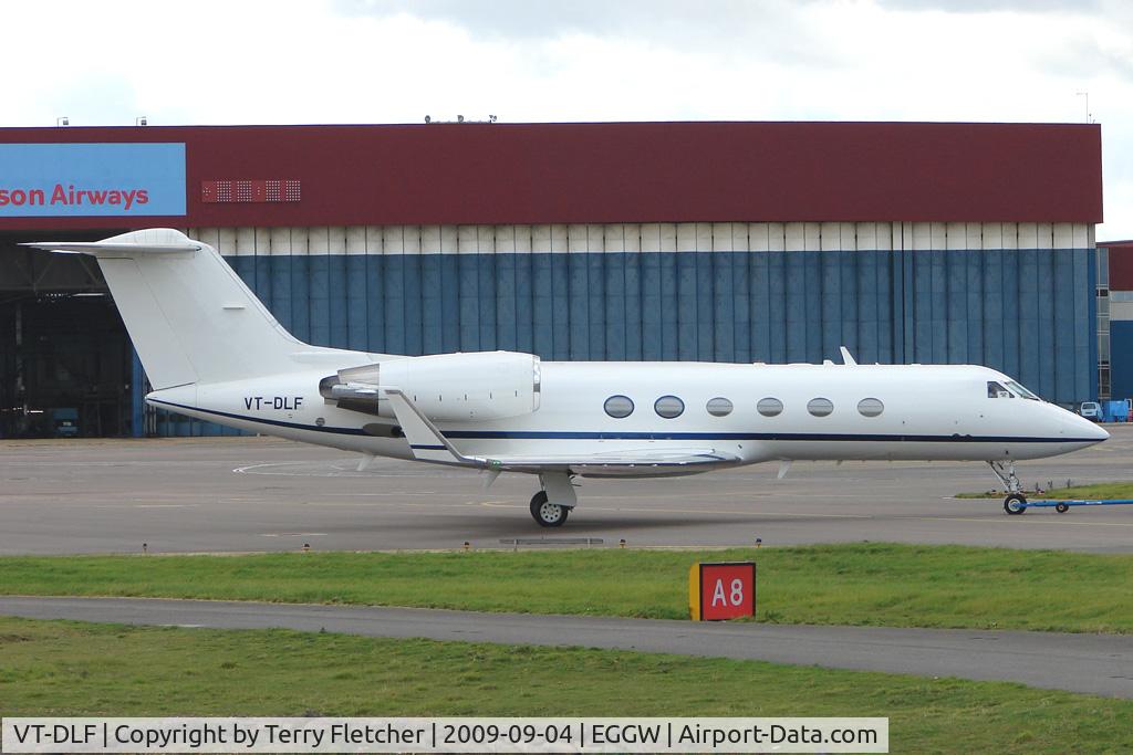 VT-DLF, 1993 Gulfstream Aerospace G-IV C/N 1231, Indian Gulf at Luton