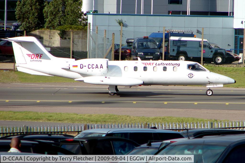 D-CCAA, 1980 Gates LearJet 35 C/N 35A-315, German Air Ambulance in Luton
