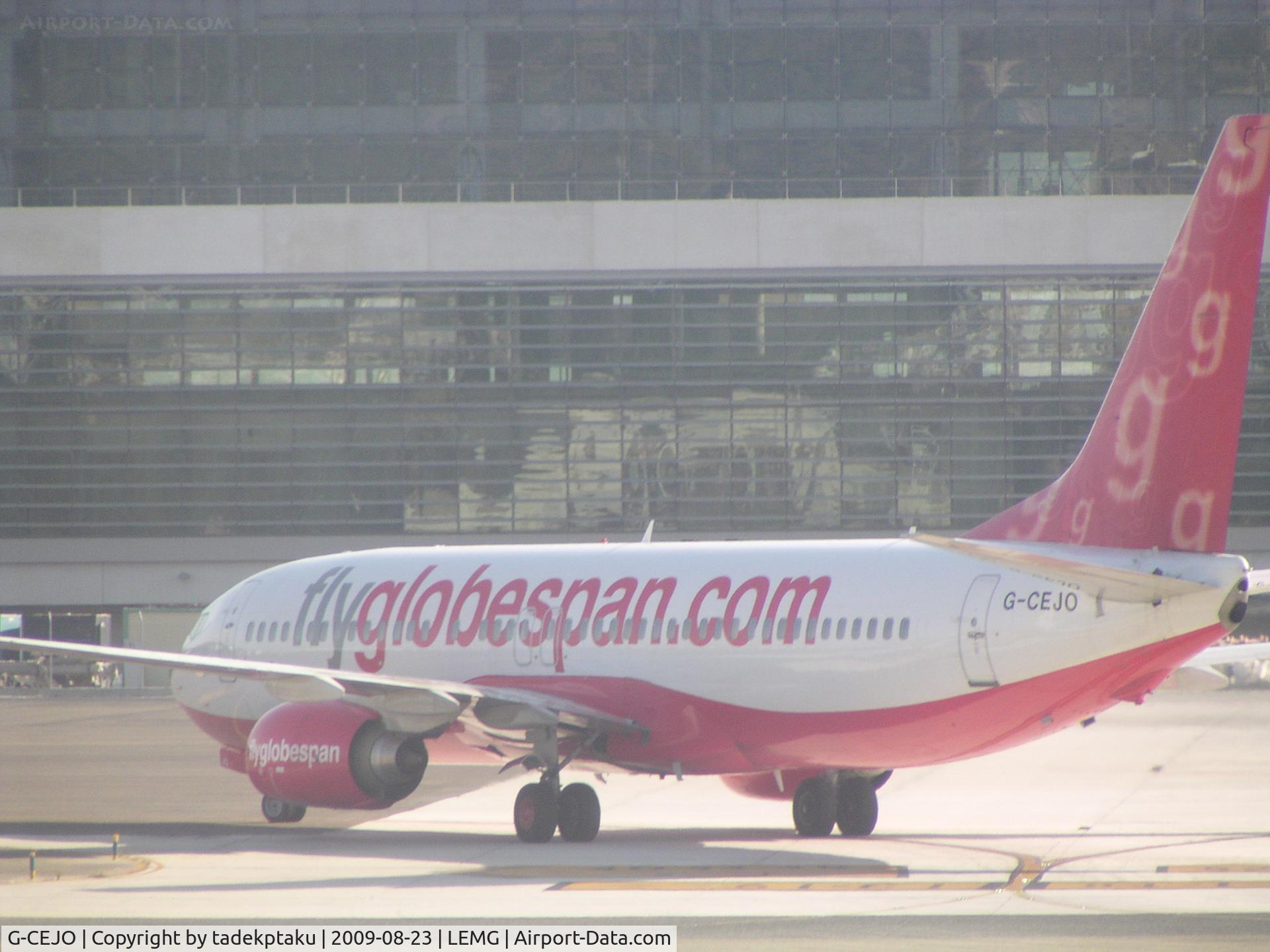 G-CEJO, 2007 Boeing 737-8BK C/N 29643, G-CEJO, Malaga Airport