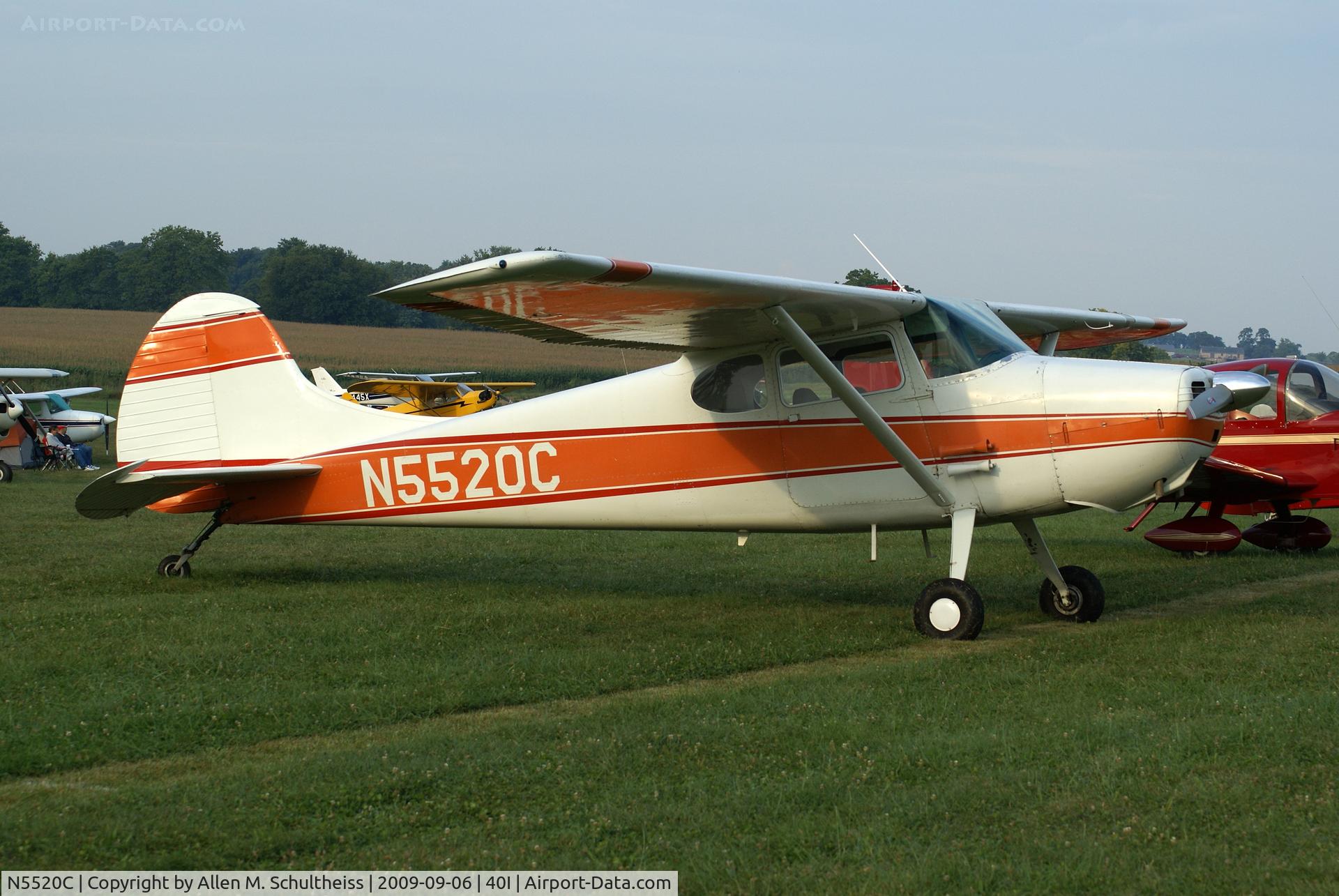 N5520C, 1950 Cessna 170A C/N 19567, 1950 C170A