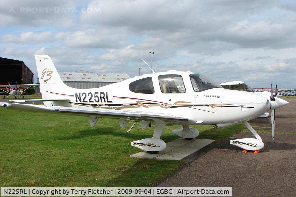 N225RL, Cirrus SR22 G3 GTS C/N 2981, Cirrus SR22 at Leicester