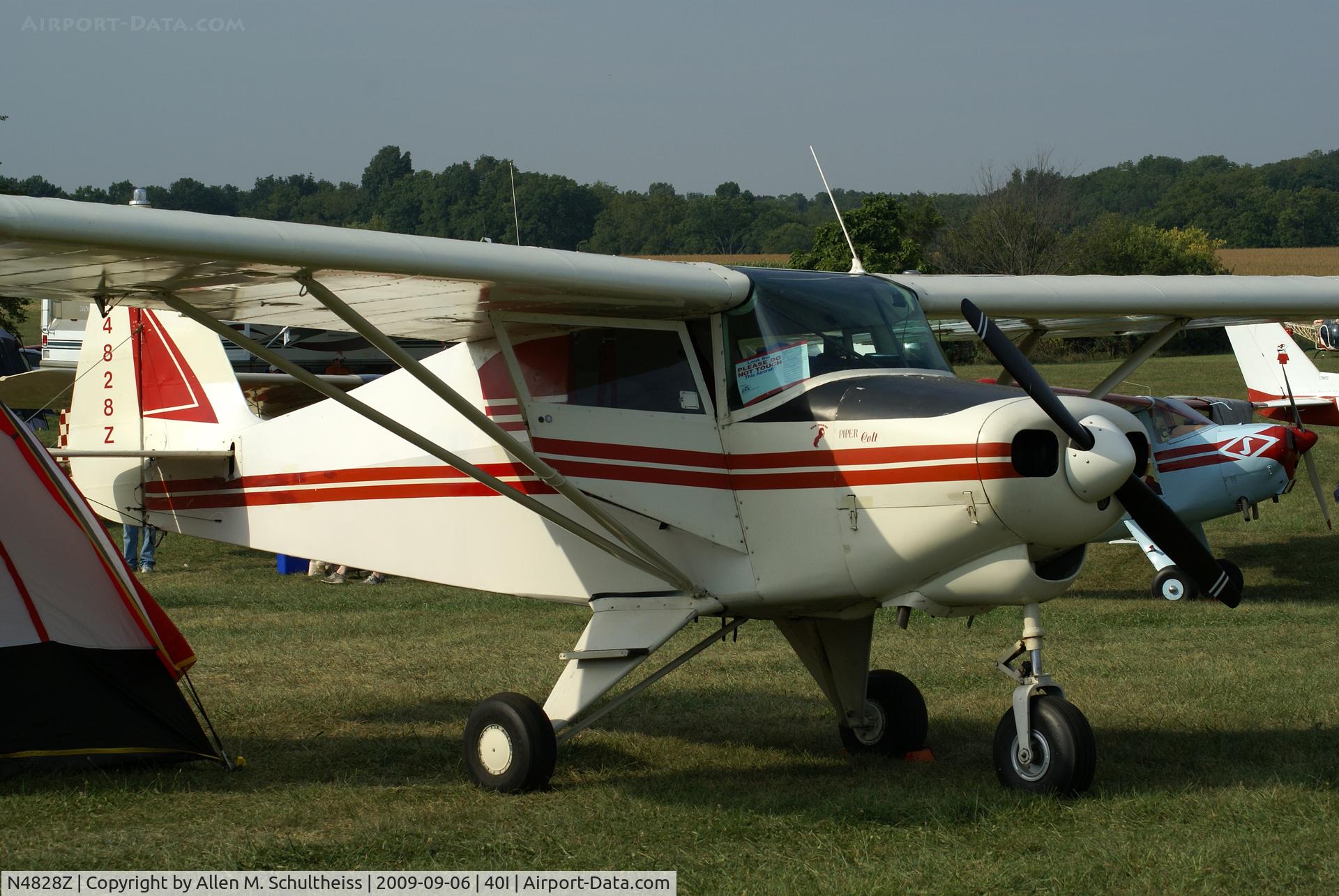N4828Z, 1961 Piper PA-22-108 Colt C/N 22-8400, 1961 PA-22-108