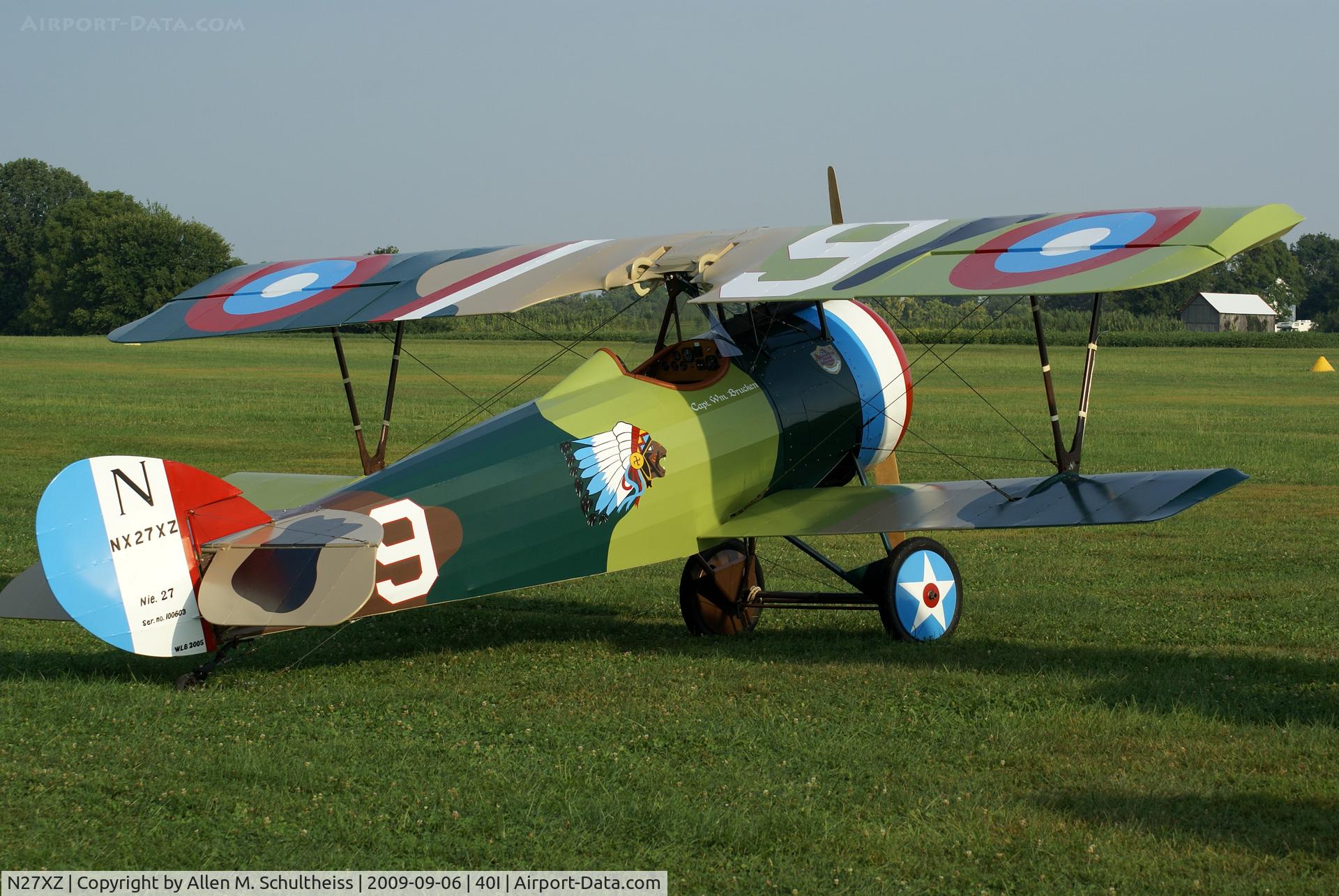 N27XZ, 2005 Nieuport 27 Replica C/N 100603, 2005 Nieuport 27