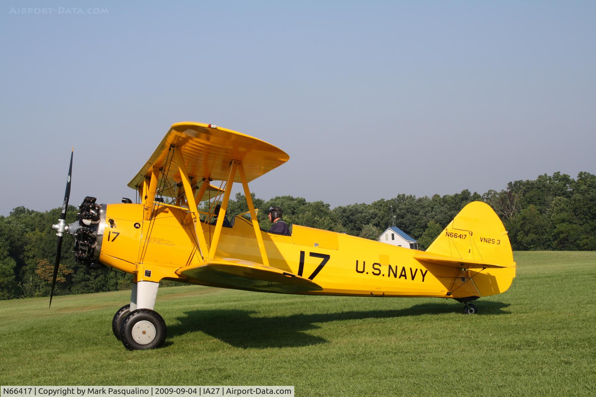 N66417, 1942 Boeing B75N1 C/N 75-6826, Stearman
