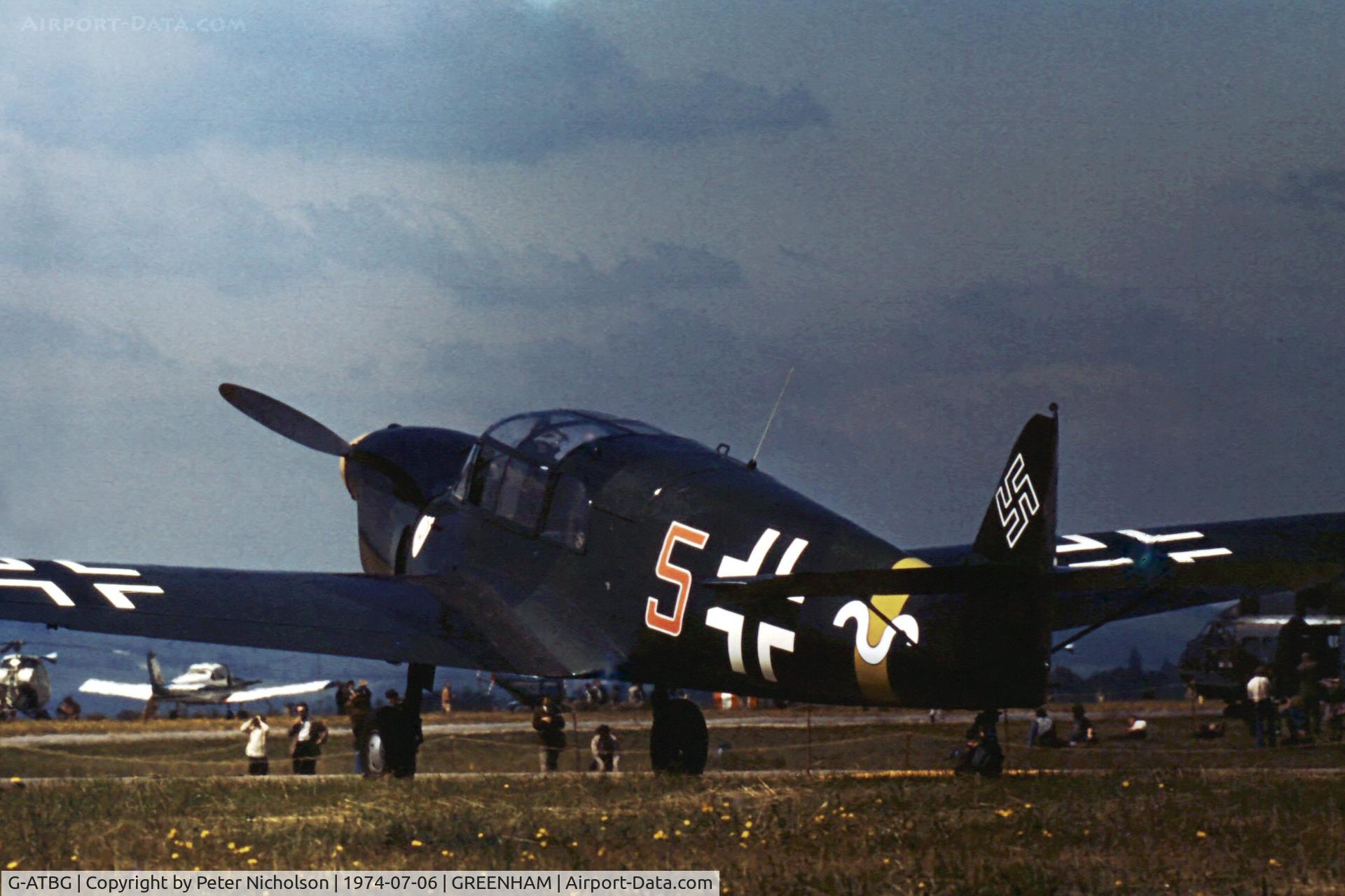 G-ATBG, 1945 Nord 1002 Pingouin II C/N 121, Nord Pinguoin at the 1974 Intnl Air Tattoo at RAF Greenham Common.