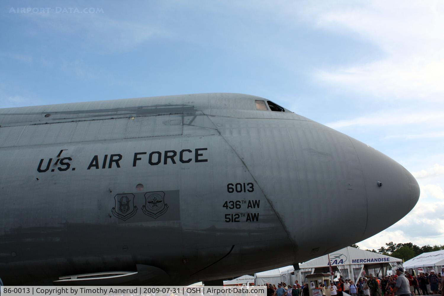 86-0013, 2006 Lockheed C-5M Super Galaxy C/N 500-0099, 1986 Lockheed C-5B, c/n: 86-0013