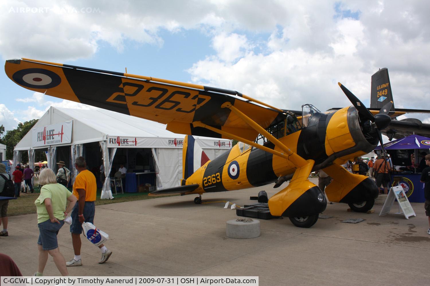 C-GCWL, 1942 Westland Lysander IIIA C/N 1202, Canadian Car and Foundry LYSANDER, c/n: 2363
