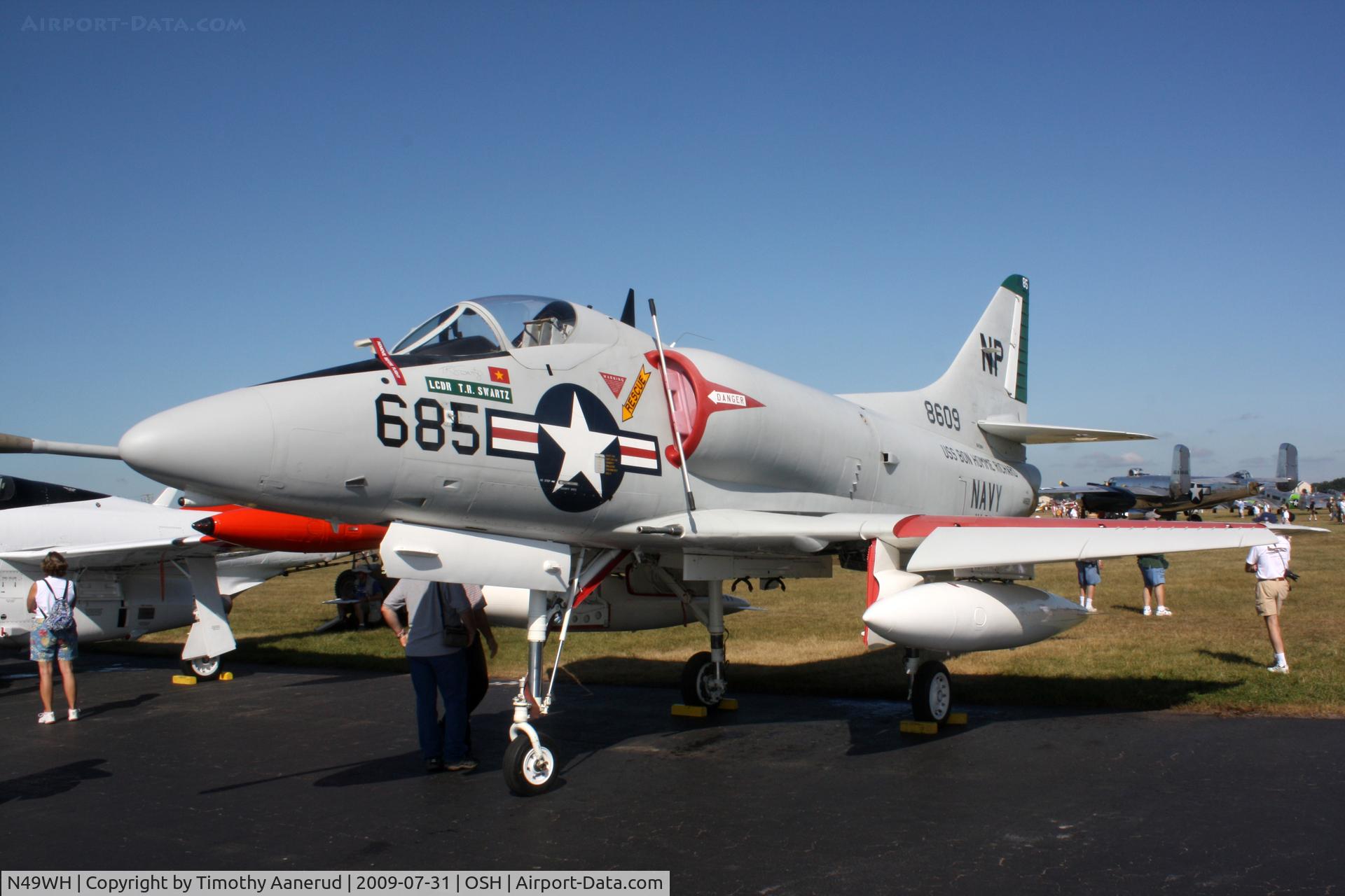 N49WH, 1959 Douglas A-4B Skyhawk C/N 11366, 1959 Douglas/goessling A4-B, c/n: 11366
