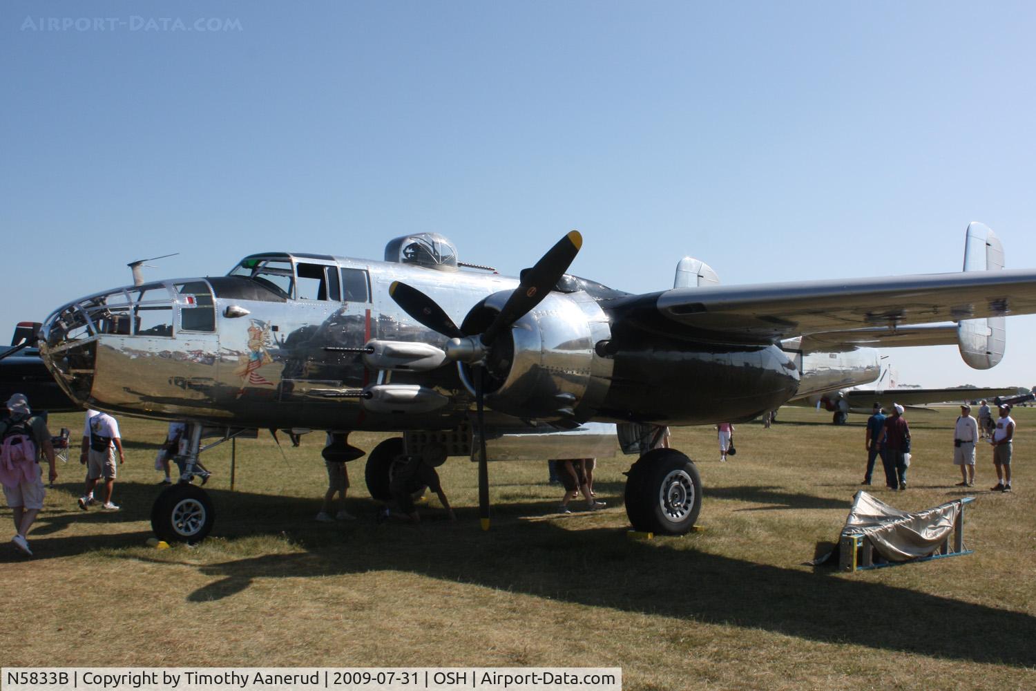 N5833B, 1945 North American B-25J Mitchell Mitchell C/N 108-47735, North American B-25J, c/n: 45-8884A