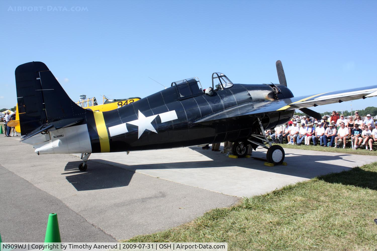N909WJ, 1944 General Motors (Grumman) FM-2 Wildcat C/N 16203, 1944 Grumman FM-2, c/n: 16203