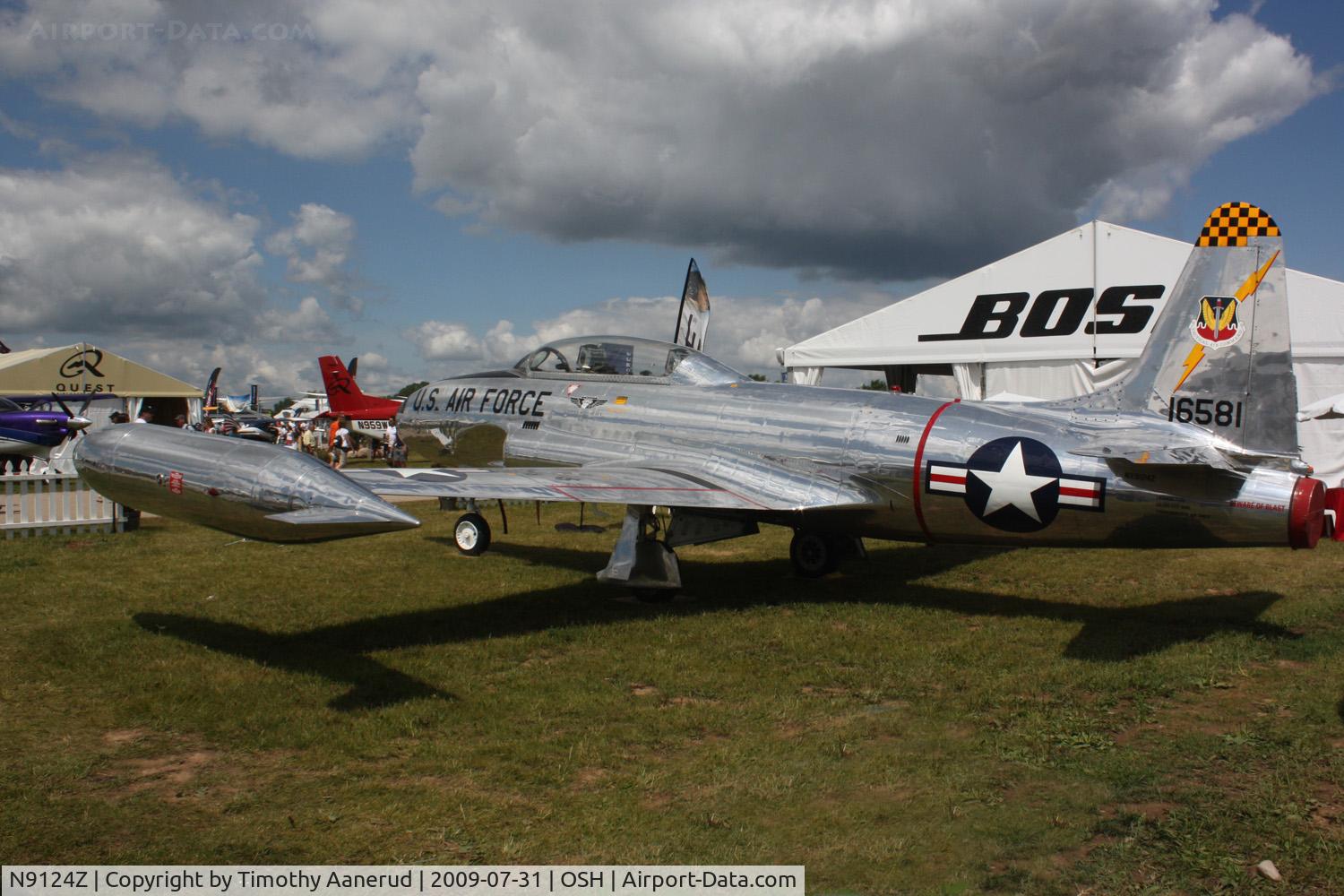 N9124Z, 1951 Lockheed T-33B Shooting Star C/N 580-5915, 1951 Lockheed T-33, c/n: 128706