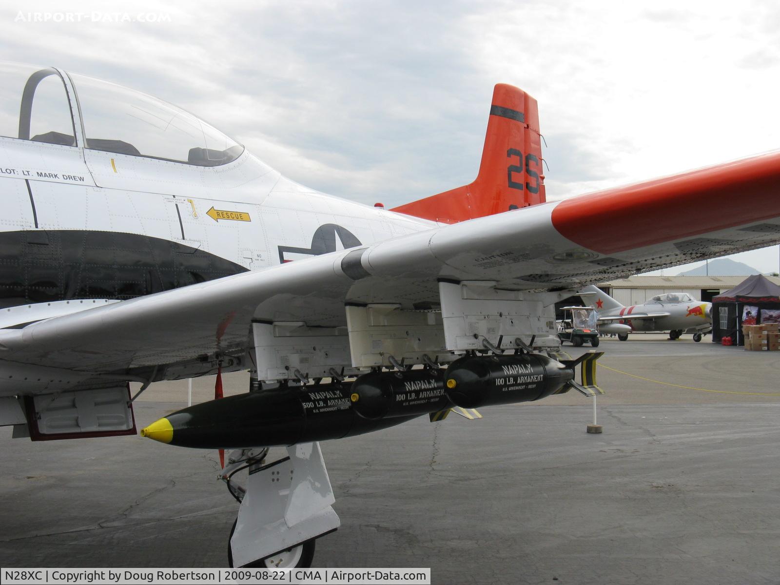 N28XC, 1954 North American T-28C Trojan C/N 226-91 (140514), 1954 North American T-28C TROJAN 'Susy Q', Wright R-1820 Cyclone 1,425 Hp, ordnance