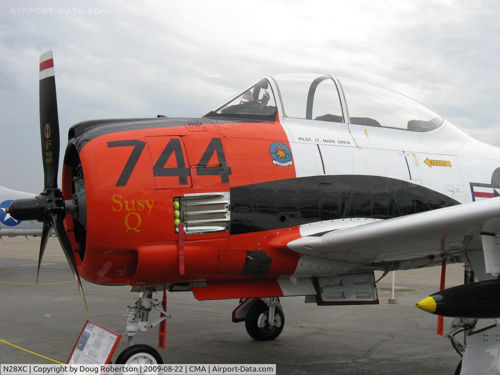 N28XC, 1954 North American T-28C Trojan C/N 226-91 (140514), 1954 North American T-28C TROJAN 'Susy Q', Wright R-1820 Cyclone 1,425 Hp