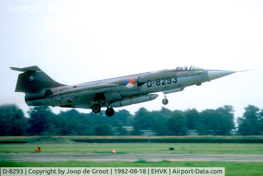 D-8293, Lockheed RF-104G Starfighter C/N 683-8293, return after a recce mission.