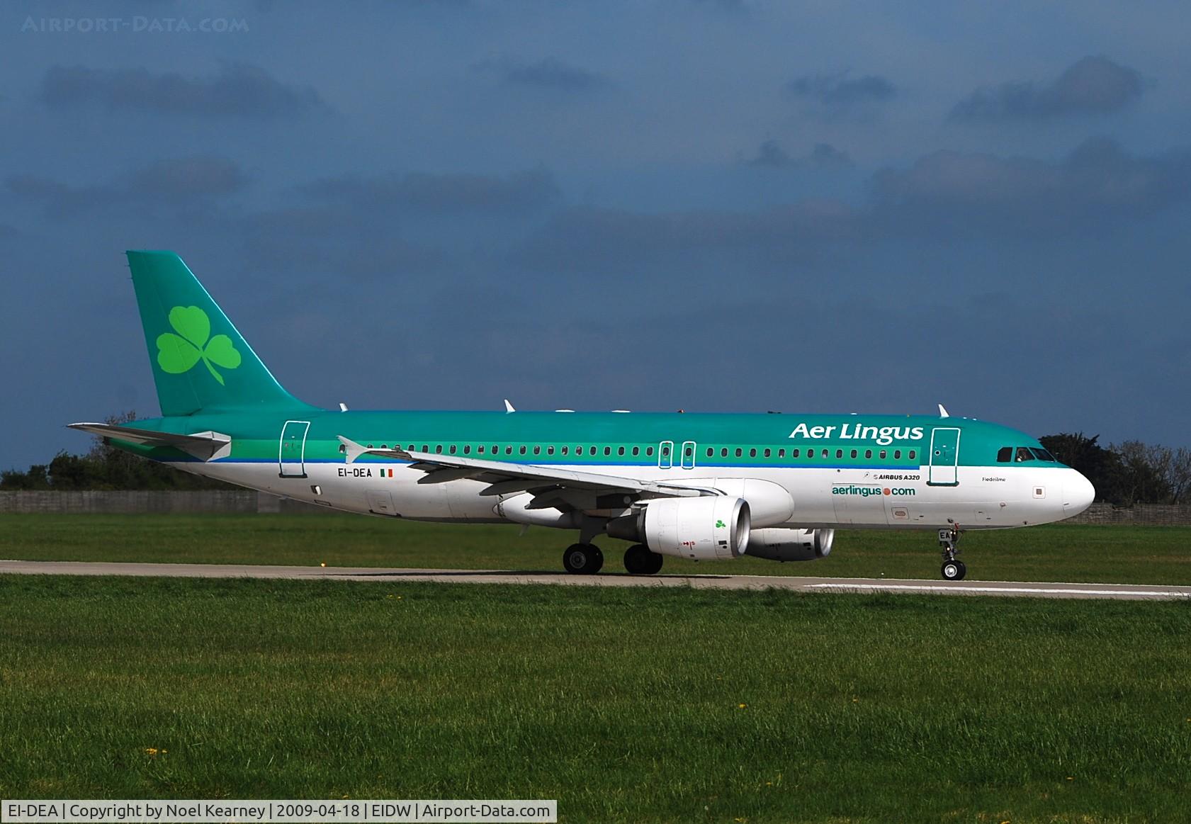 EI-DEA, 2004 Airbus A320-214 C/N 2191, Departing off Rwy 10