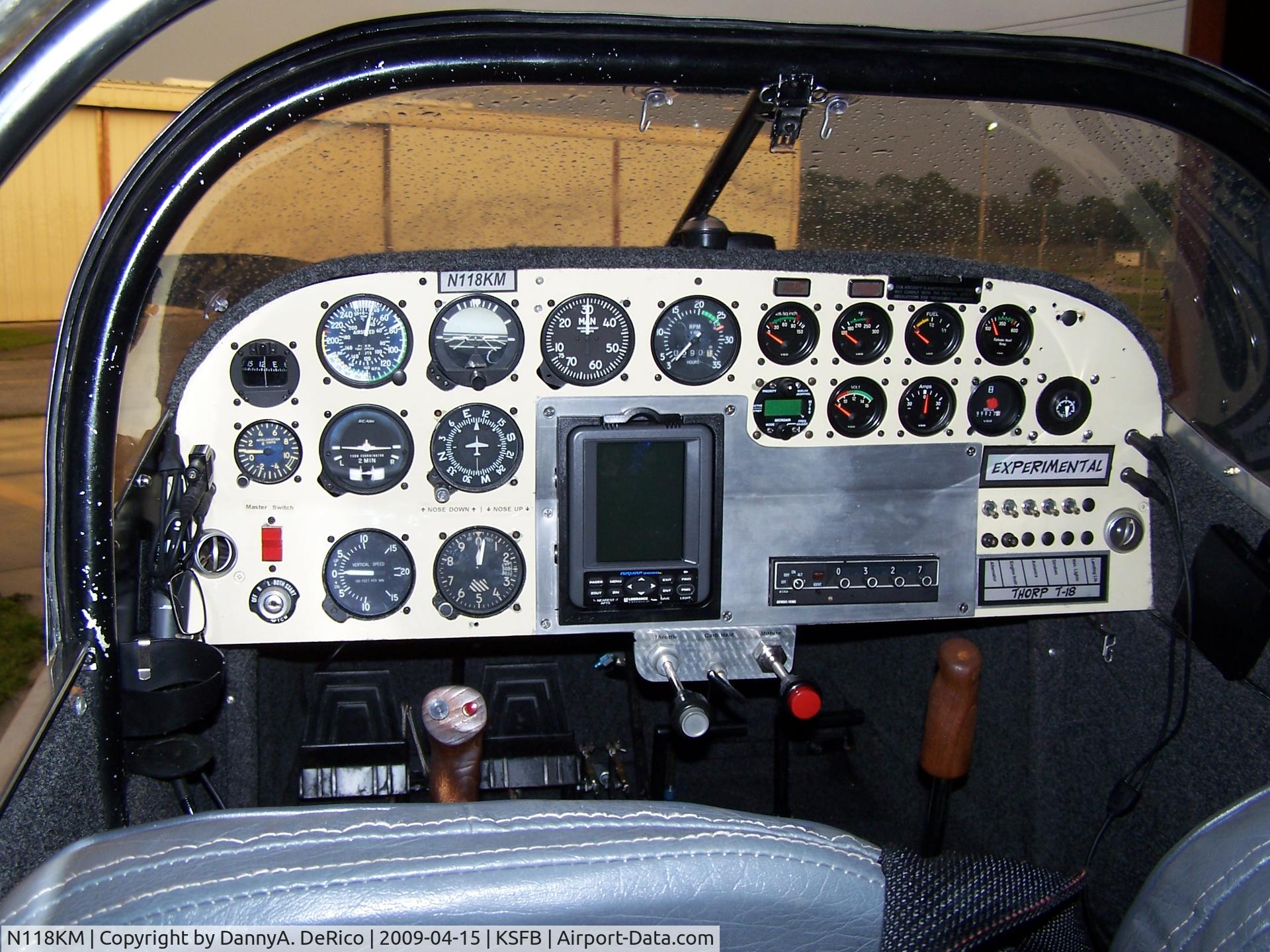 N118KM, 1977 Thorp T-18 Tiger C/N 1064, Revised Dashboard