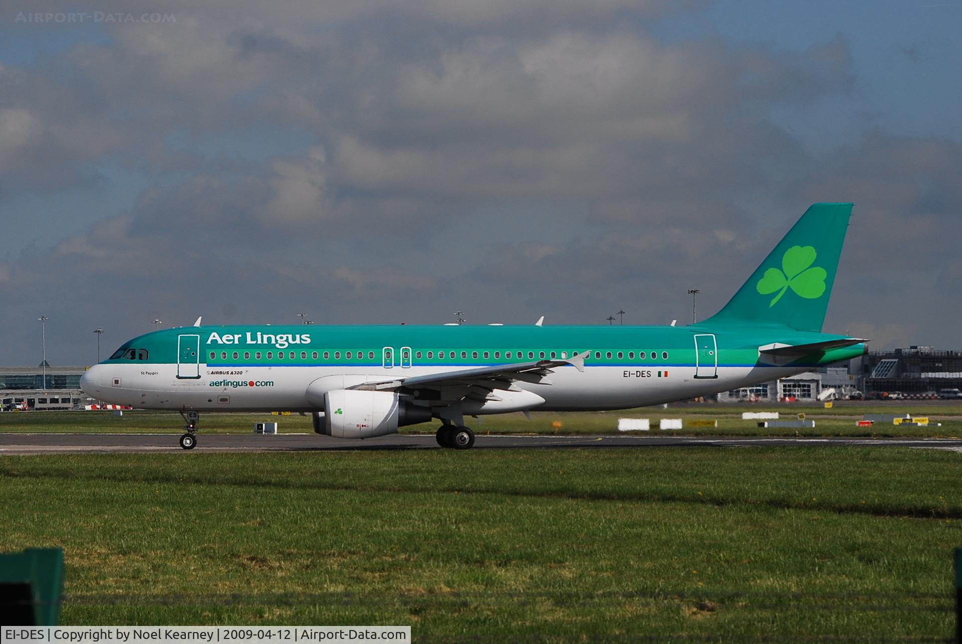 EI-DES, 2005 Airbus A320-214 C/N 2635, Lined up for departure Rwy 28