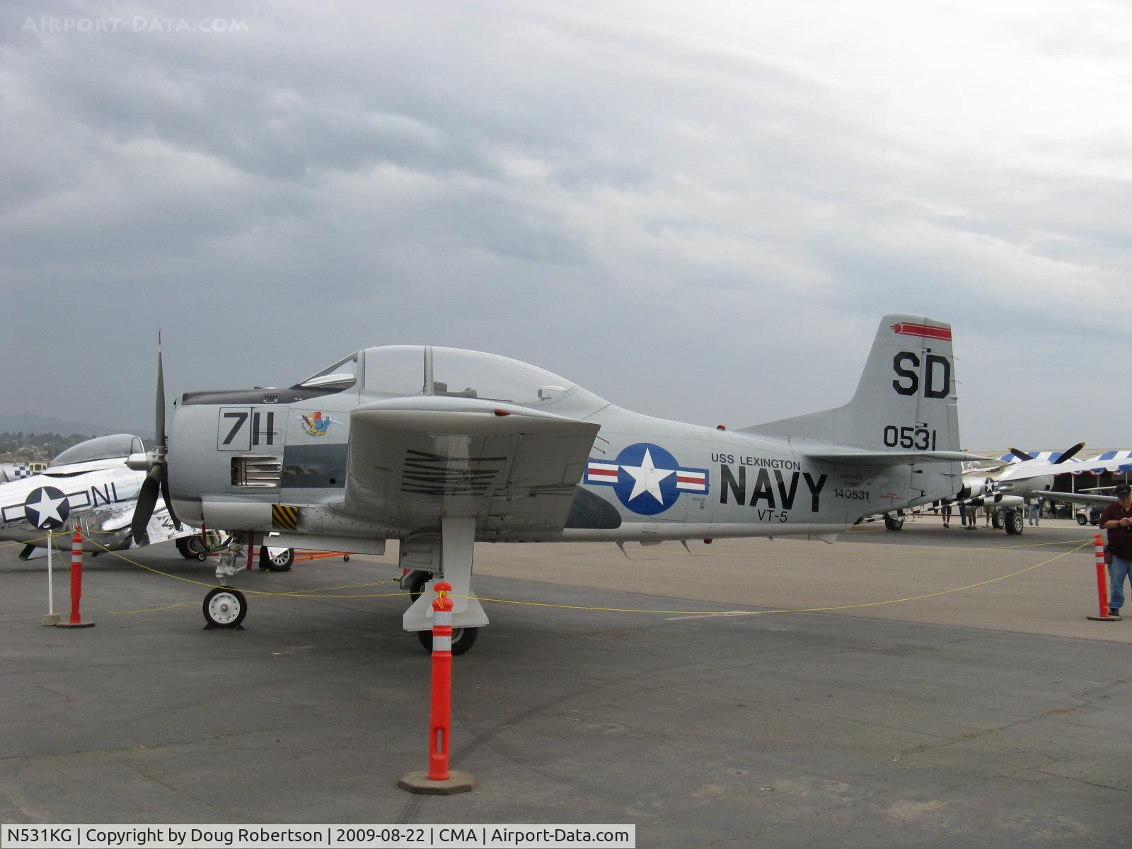 N531KG, 1954 North American T-28C Trojan Trojan C/N 226-108, 1954 North American T-28C TROJAN 'Tough Old Bird', Wright R-1820-86 Cyclone 1,425 Hp