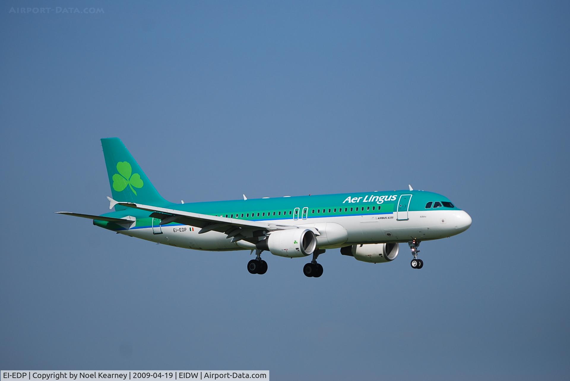 EI-EDP, 2009 Airbus A320-216 C/N 3781, Landing Rwy 10