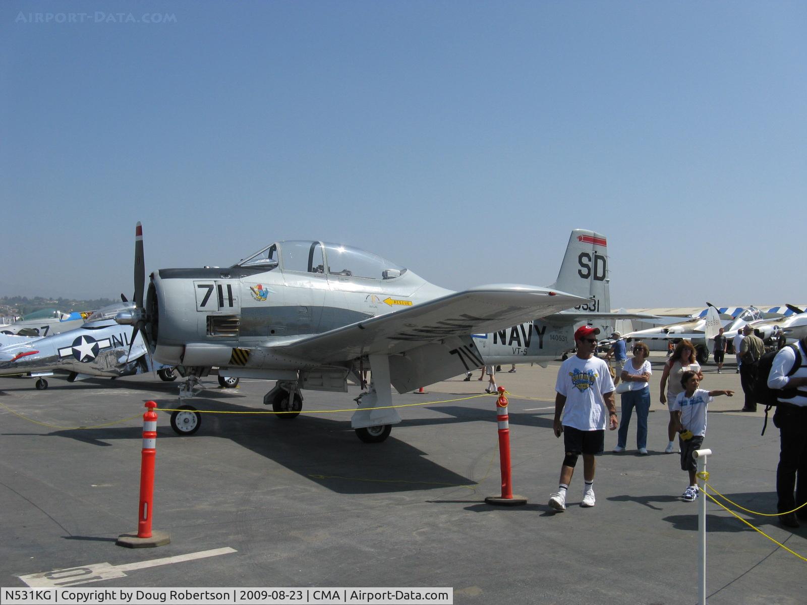 N531KG, 1954 North American T-28C Trojan Trojan C/N 226-108, 1954 North American T-28C TROJAN 'Tough Old Bird', Wright R-1820-86 Cyclone 1,425 Hp