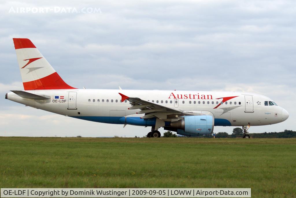 OE-LDF, 2005 Airbus A319-112 C/N 2547, Austrian Airlines