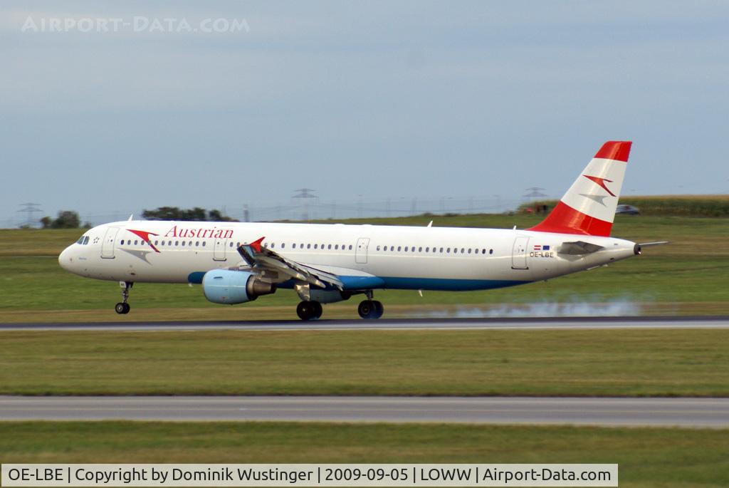 OE-LBE, 1998 Airbus A321-211 C/N 935, Austrian Airlines