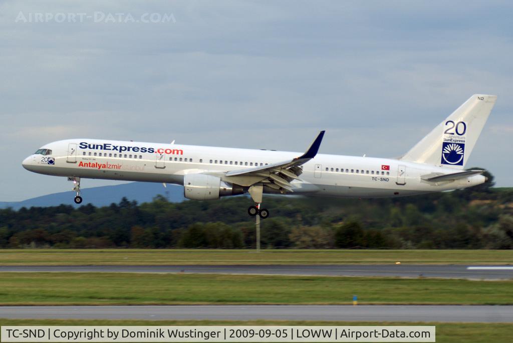 TC-SND, 1993 Boeing 757-2Q8 C/N 26268, Sun Express