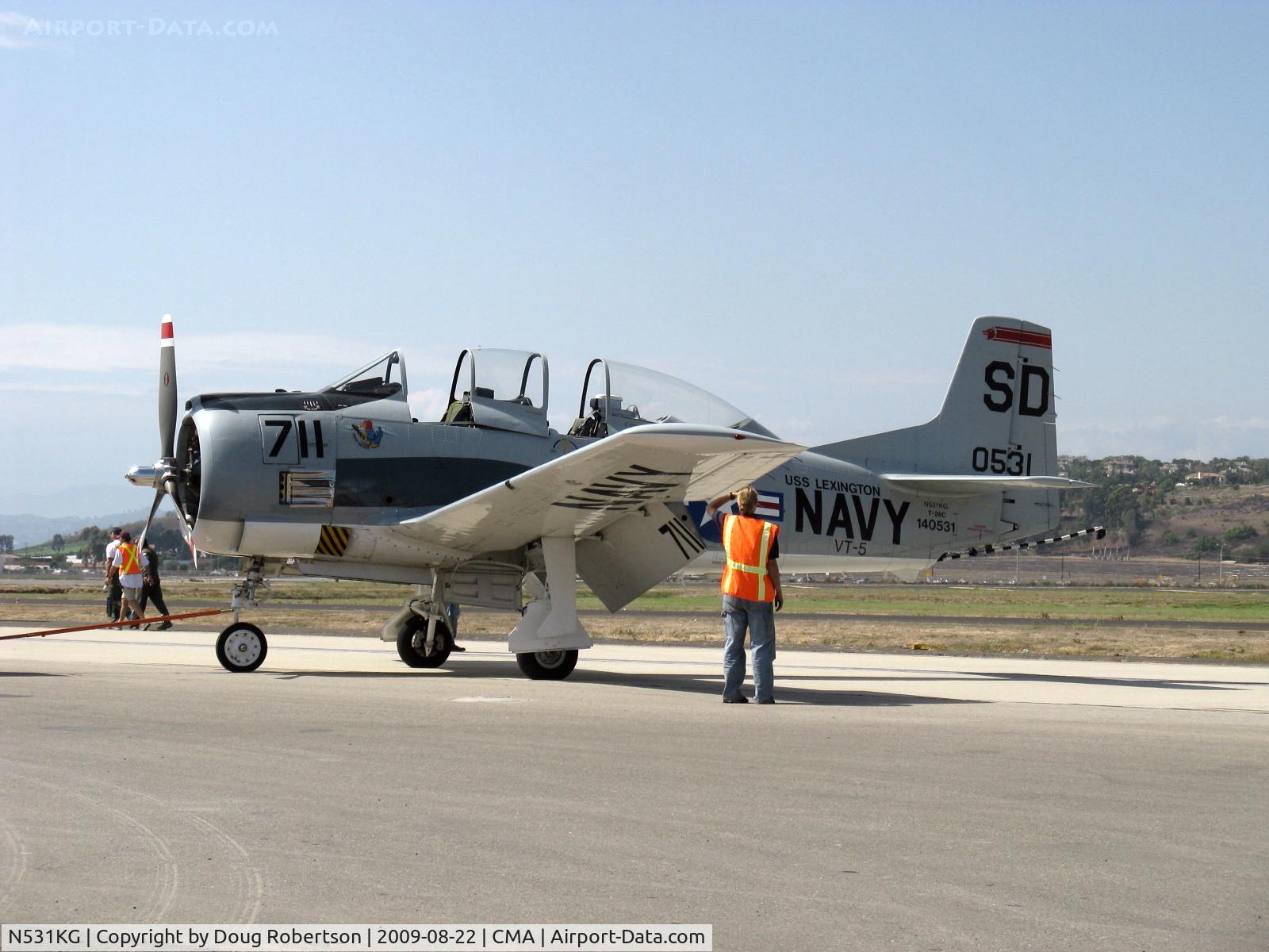 N531KG, 1954 North American T-28C Trojan Trojan C/N 226-108, 1954 North American T-28C TROJAN 'Tough Old Bird', Wright R-1820-86 Cyclone 1,425 Hp
