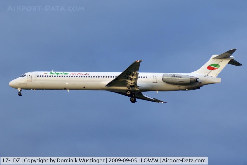 LZ-LDZ, 1990 McDonnell Douglas MD-83 C/N 49930, Bulgarian Air Charter