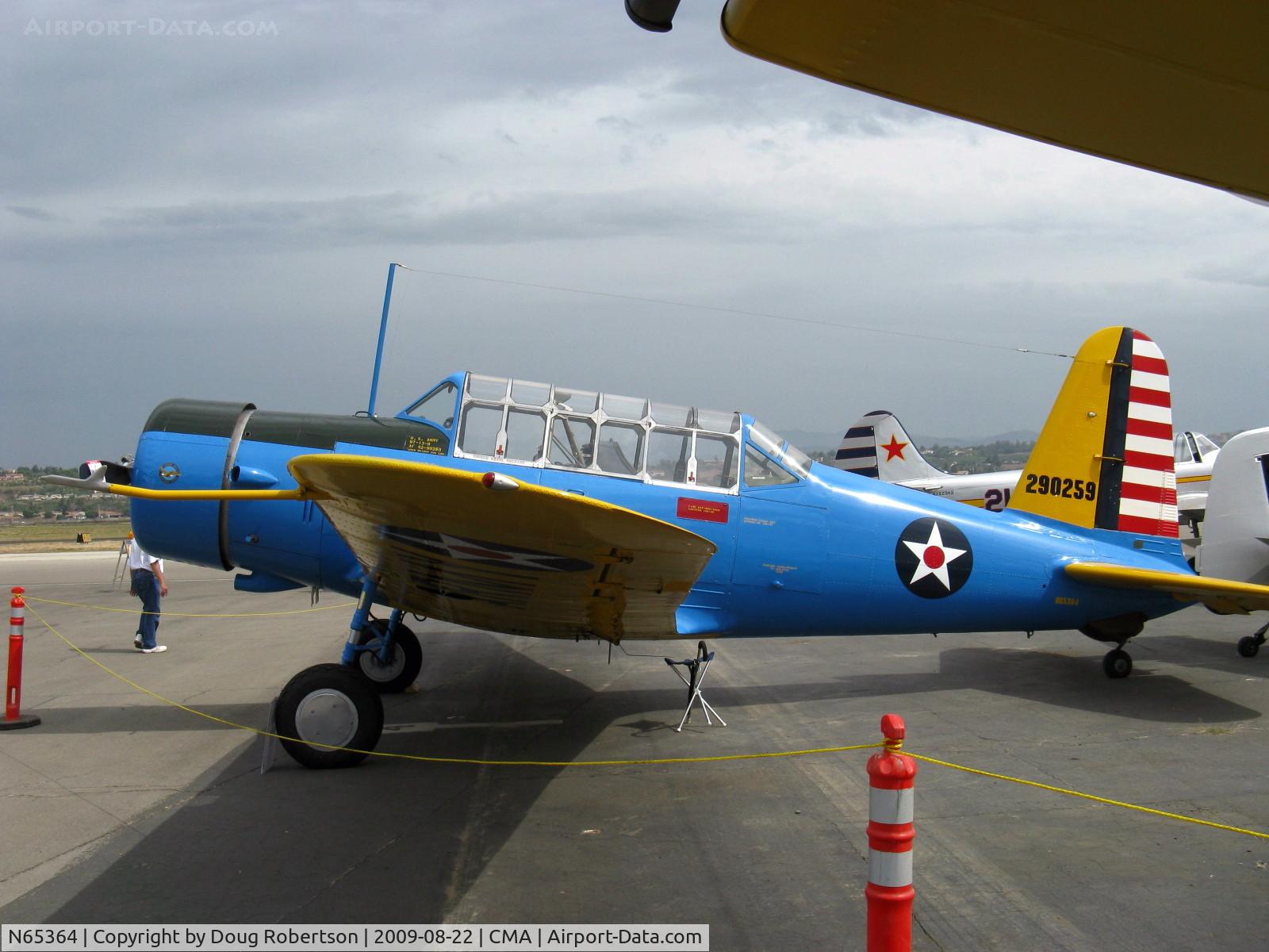 N65364, 1945 Convair BT-15 C/N 791216, 1945 Convair (Vultee V-74) BT-15 VALIANT, Wright R-985 E&F 2&3 Whirlwind 9 450 Hp