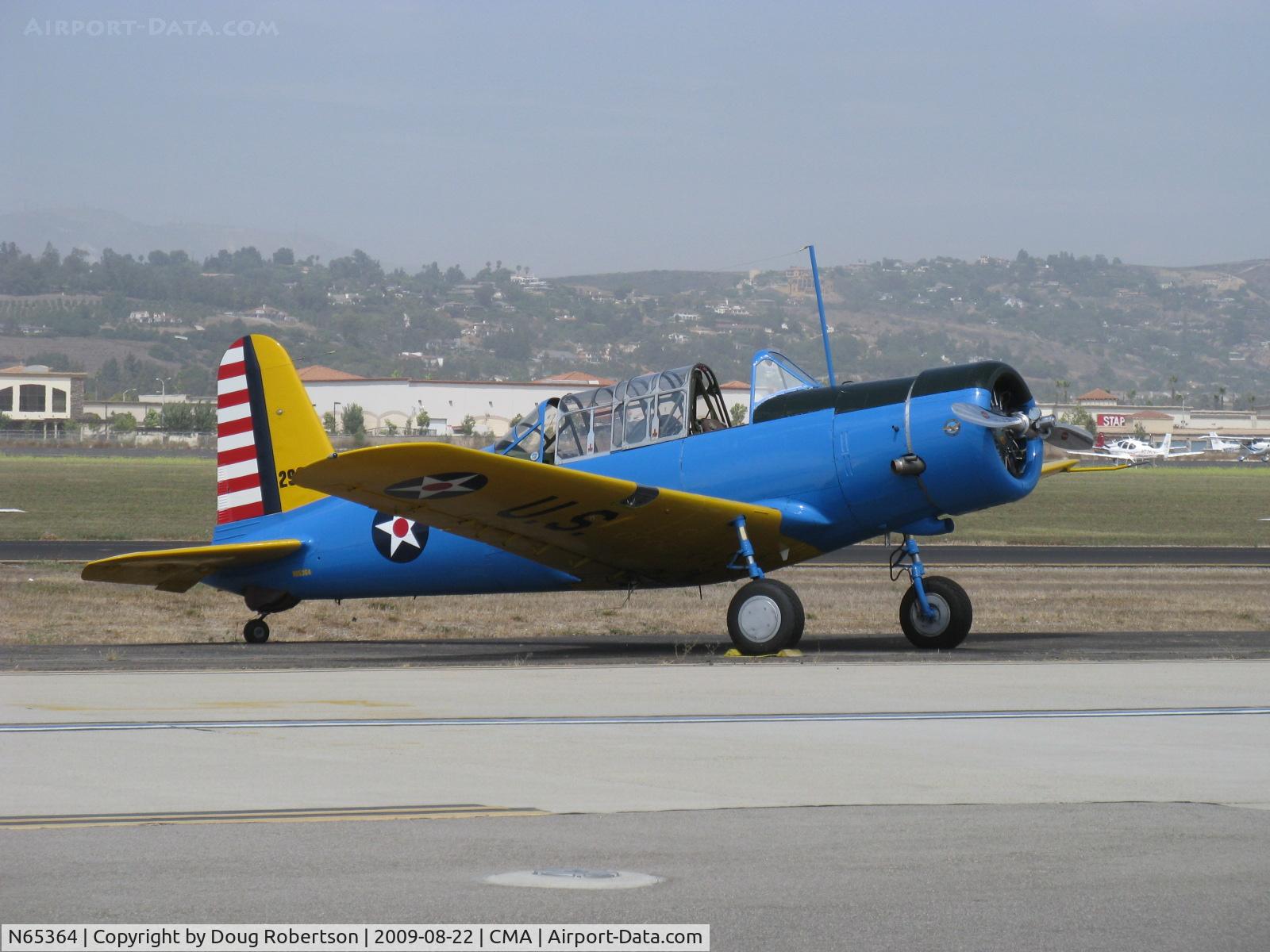 N65364, 1945 Convair BT-15 C/N 791216, 1945 Convair (Vultee V-74) BT-15 VALIANT, Wright R-985 E&F 2&3 Whirlwind 9 450 Hp