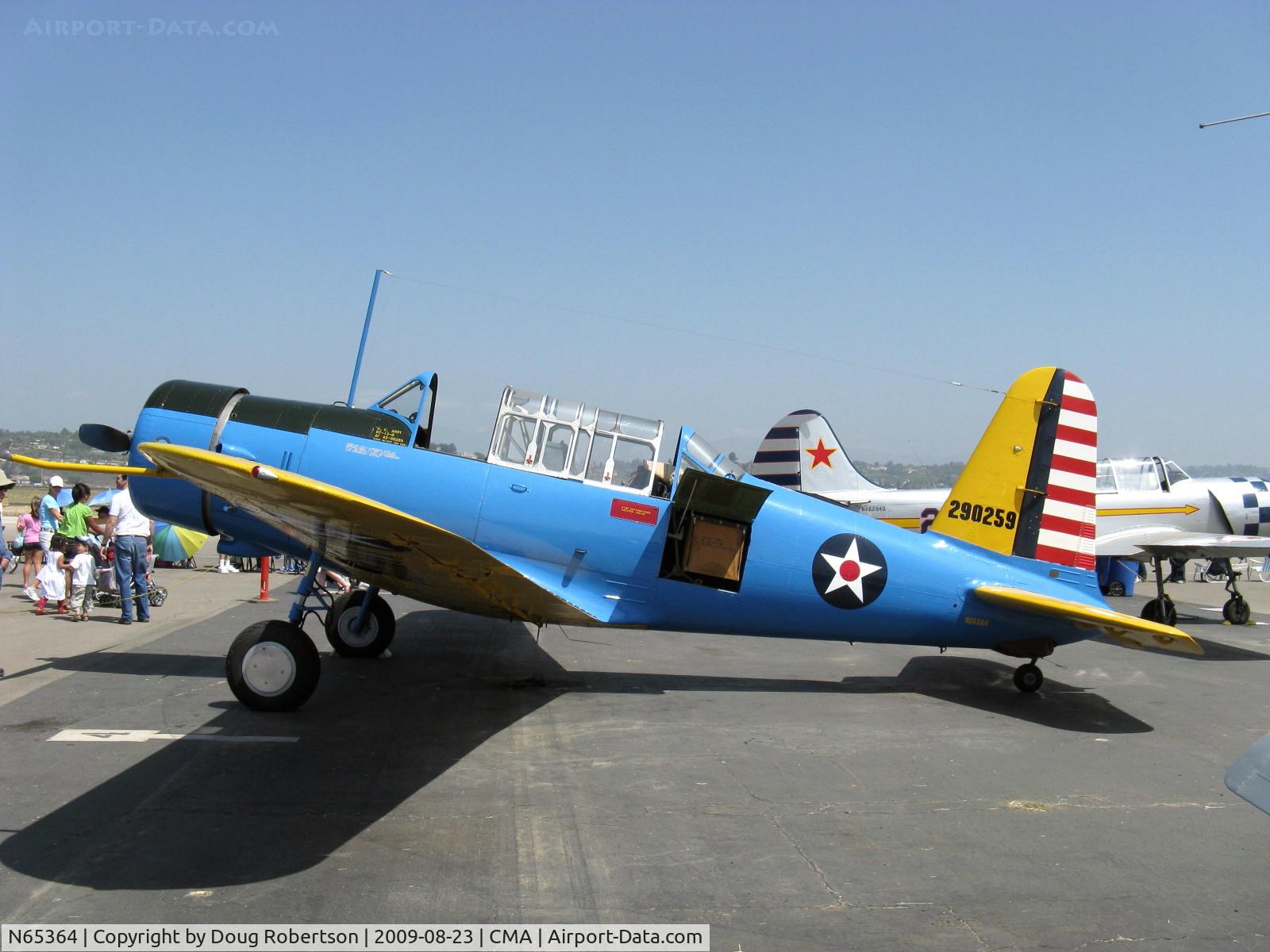 N65364, 1945 Convair BT-15 C/N 791216, 1945 Convair (Vultee V-74) BT-15 VALIANT, Wright R-985 E&F 2&3 Whirlwind 9 450 Hp