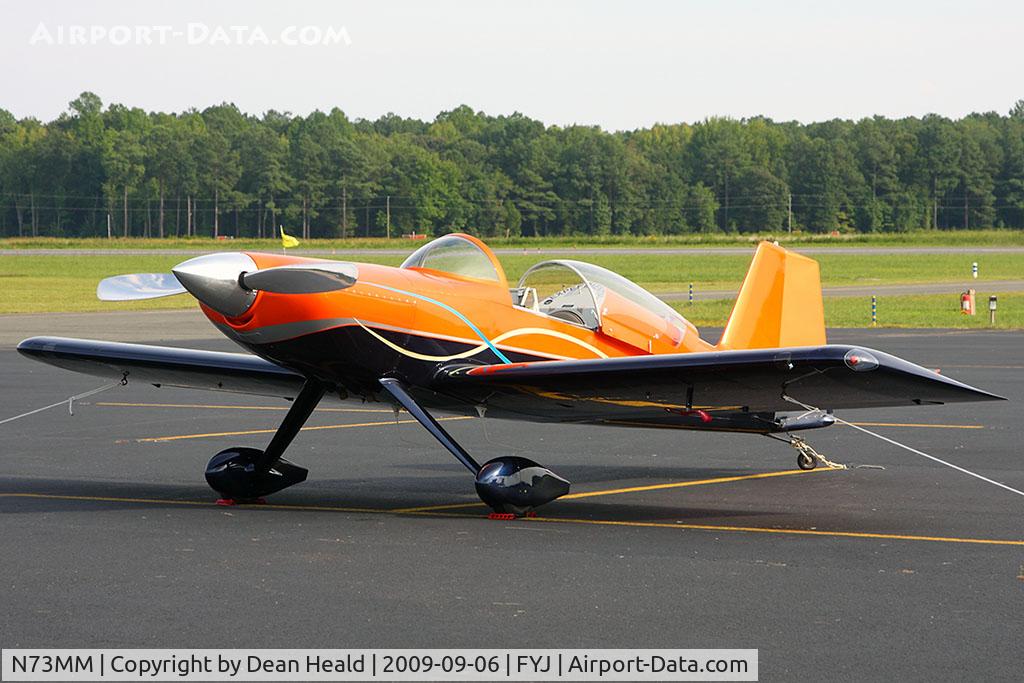 N73MM, 2003 Harmon Rocket II C/N 51, A very sleek Harmon Rocket II N73MM parked on the ramp at West Point-Middle Peninsula Regional Airport, Virginia.