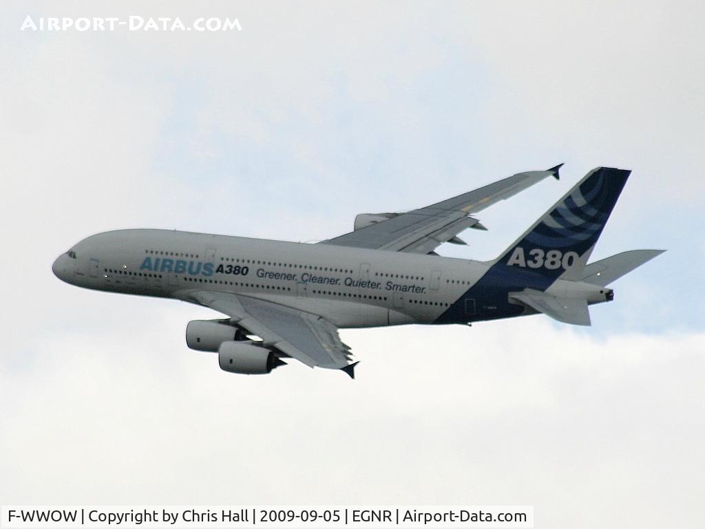 F-WWOW, 2005 Airbus A380-841 C/N 001, Displaying at the Airbus families day