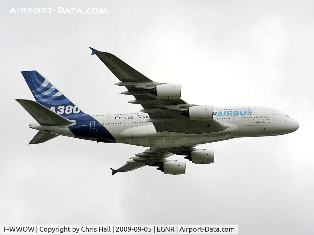 F-WWOW, 2005 Airbus A380-841 C/N 001, Displaying at the Airbus families day