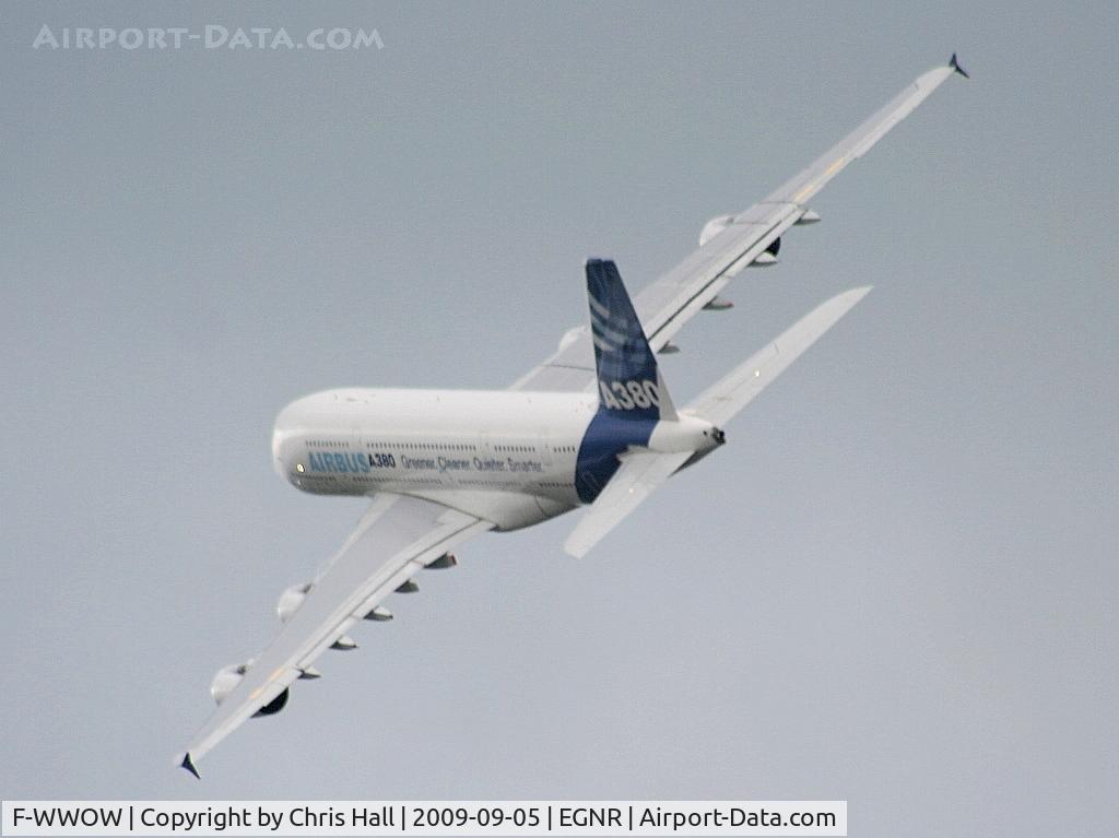 F-WWOW, 2005 Airbus A380-841 C/N 001, Displaying at the Airbus families day