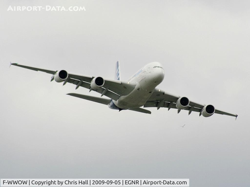 F-WWOW, 2005 Airbus A380-841 C/N 001, Displaying at the Airbus families day