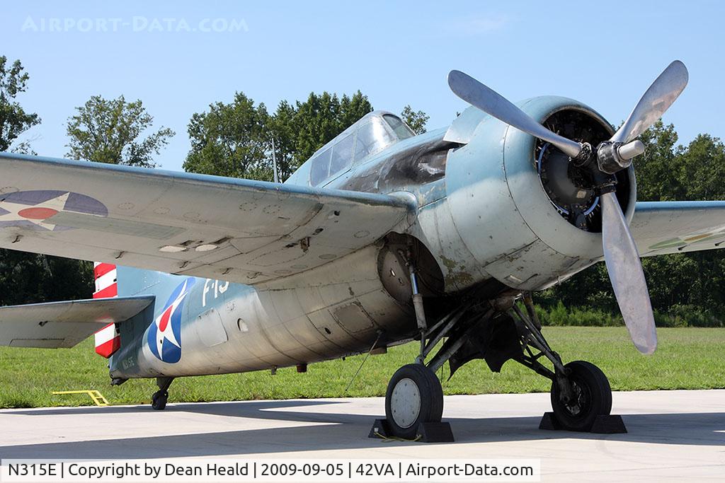 N315E, 1952 General Motors (Grumman) FM-2 Wildcat C/N Not found N315E (USN47030), Grumman FM-2 Wildcat N315E on display at the Military Aviation Museum in Virginia Beach, VA.