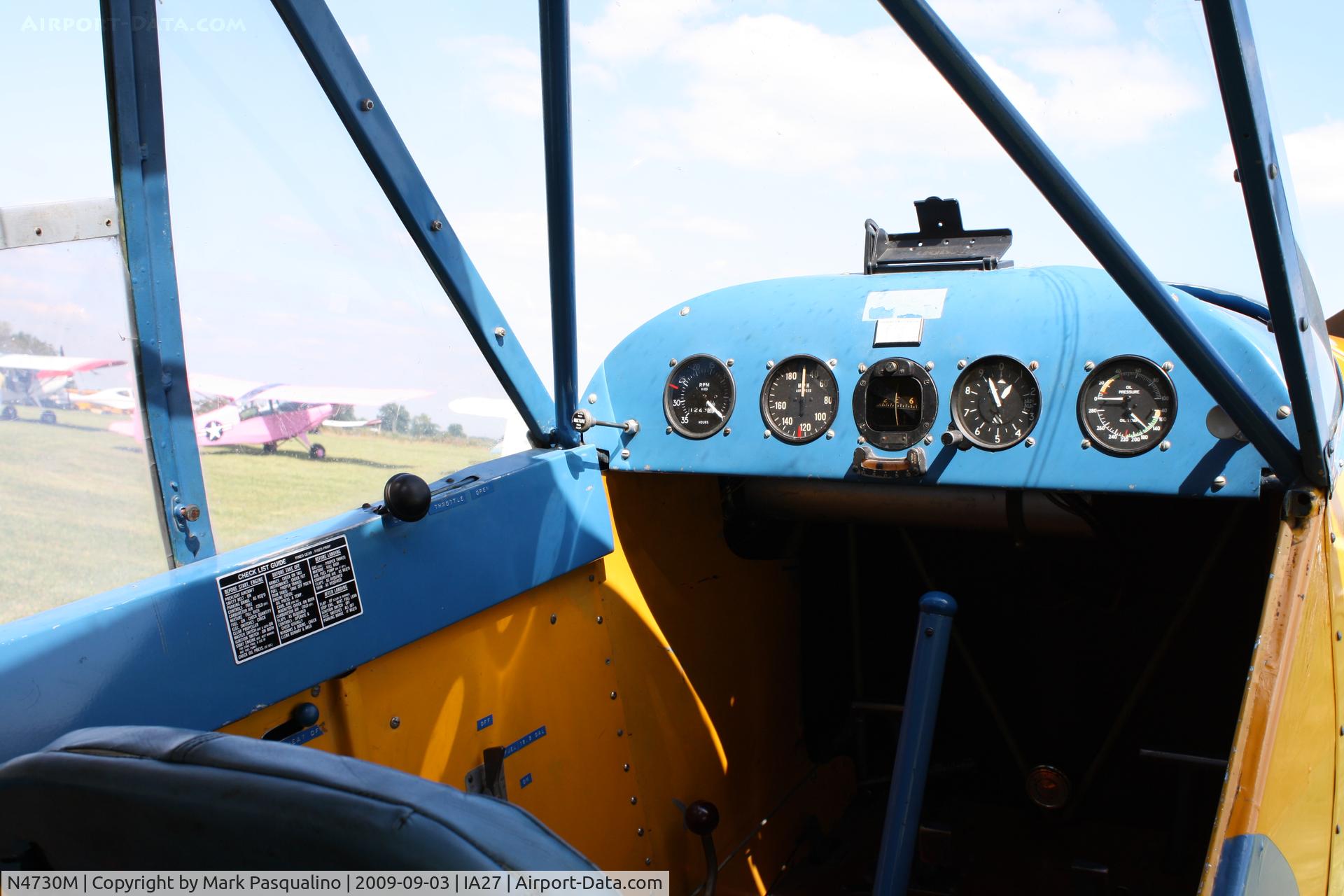 N4730M, 1947 Piper PA-11 Cub Special C/N 11-242, Piper PA-11