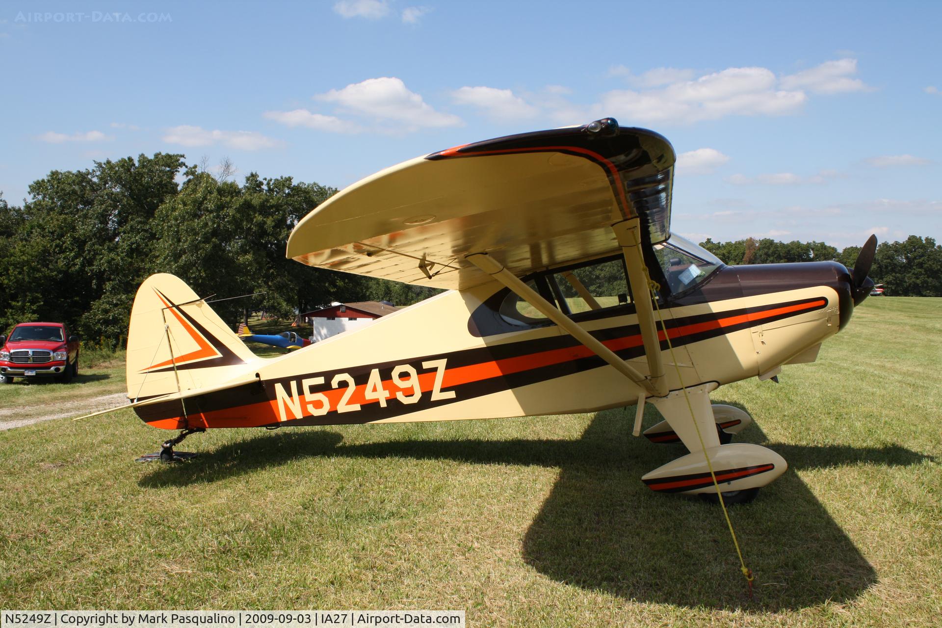 N5249Z, 1961 Piper PA-22-108 Colt Colt C/N 22-8933, Piper PA-22-108
