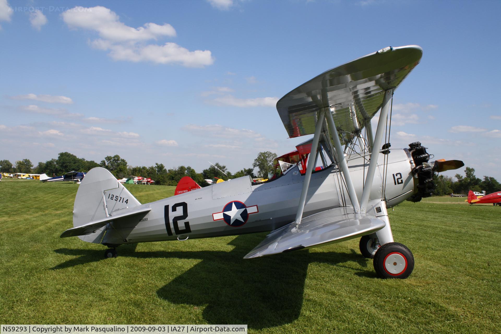 N59293, 1942 Boeing B75N1 C/N 75-3221, Stearman