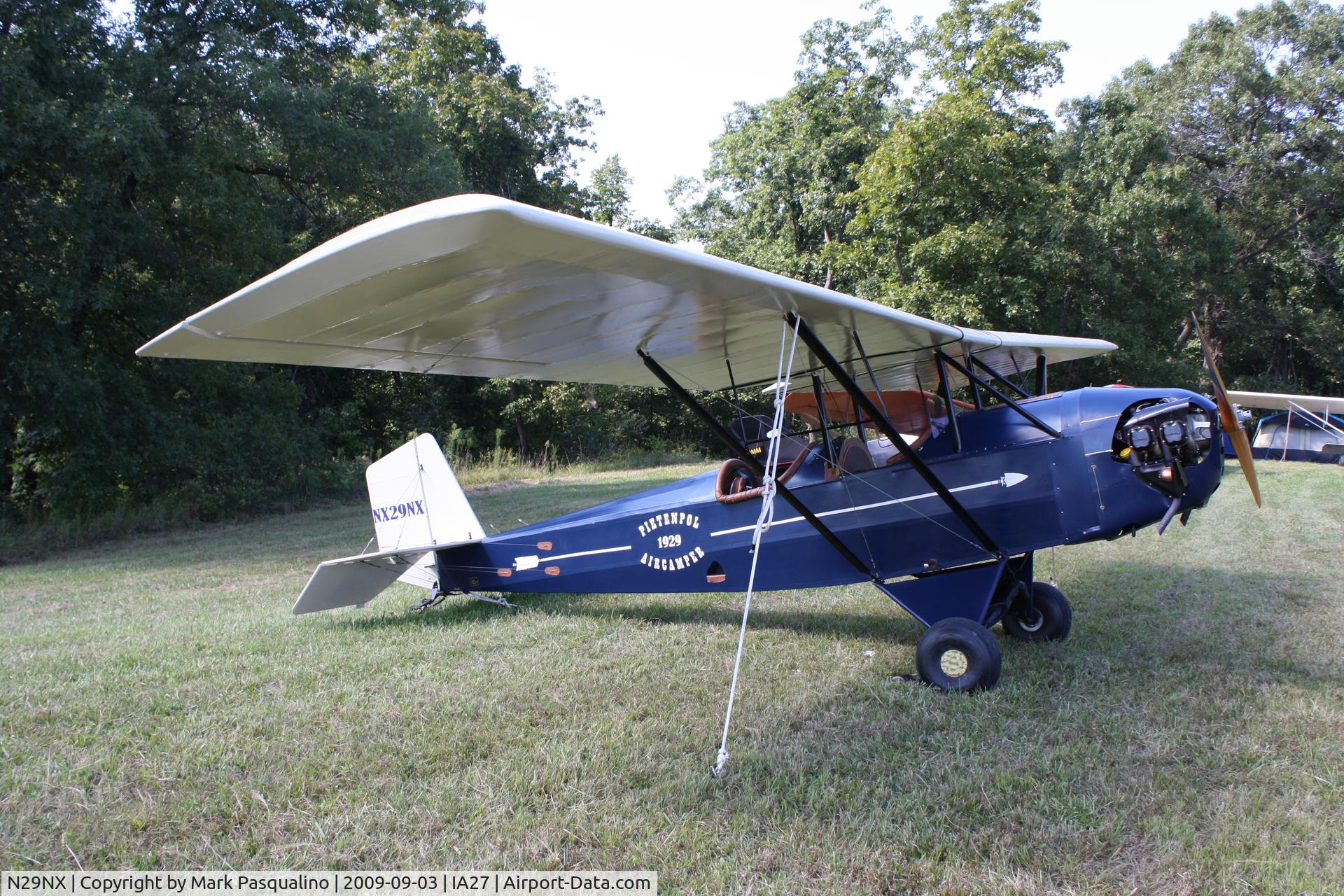 N29NX, 2008 Pietenpol Air Camper C/N BACH2, Pietenpol Air Camper