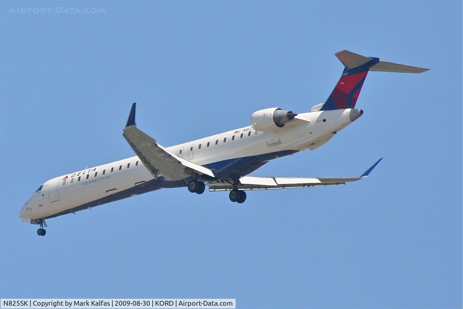 N825SK, 2008 Canadair CL-600-2D24 Regional Jet CRJ-900ER C/N 15212, SkyWest-Delta Express CL600-2D24, N825SK 4R approach KORD