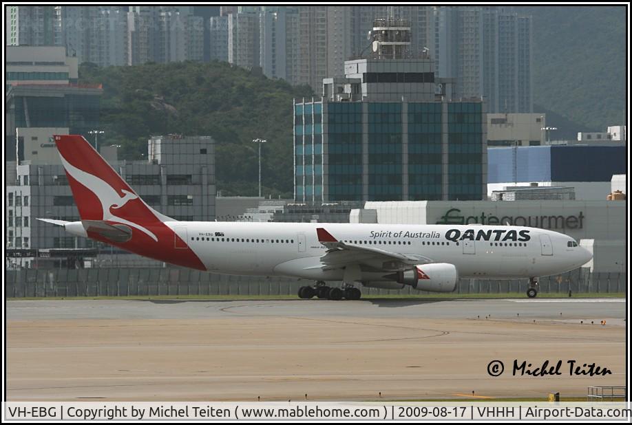 VH-EBG, 2007 Airbus A330-202 C/N 887, Qantas