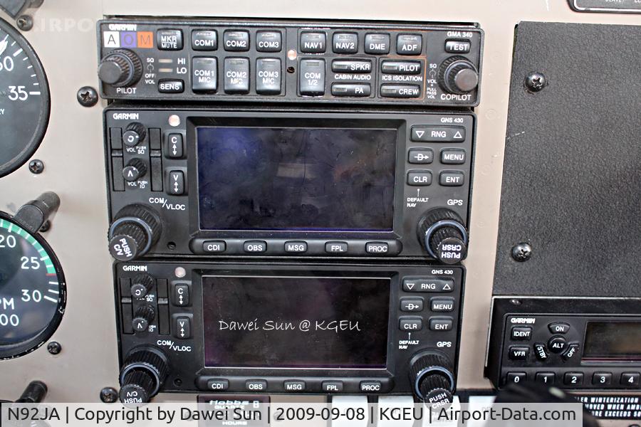 N92JA, 1999 Piper PA-44-180 Seminole C/N 4496025, GPS
